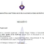 Közgyűlési meghívó